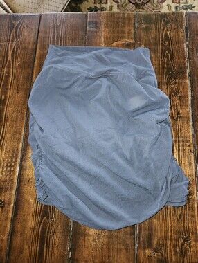 Women's Slate Blue Ruched Skort